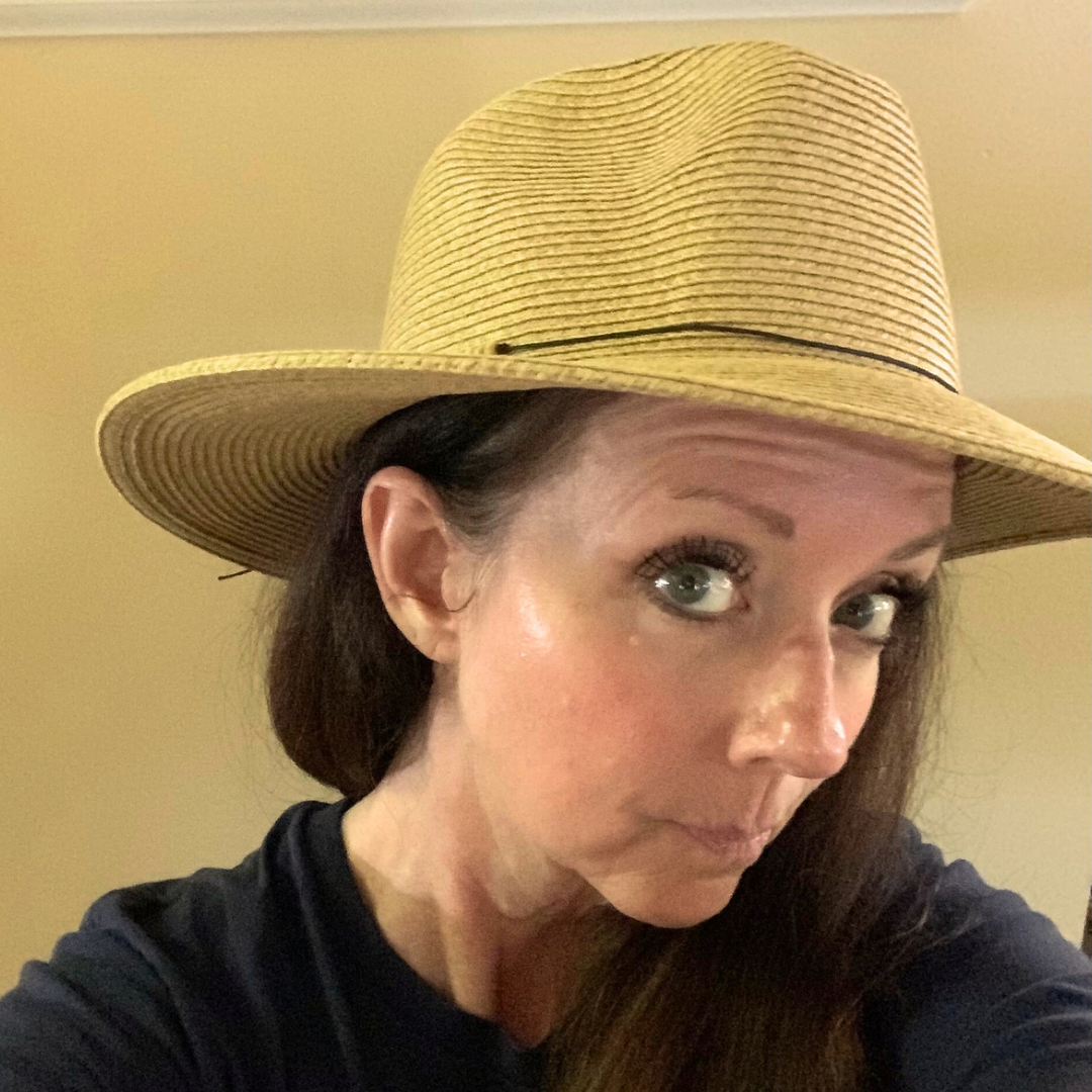 Panama style hat with tassel Shabby Lane