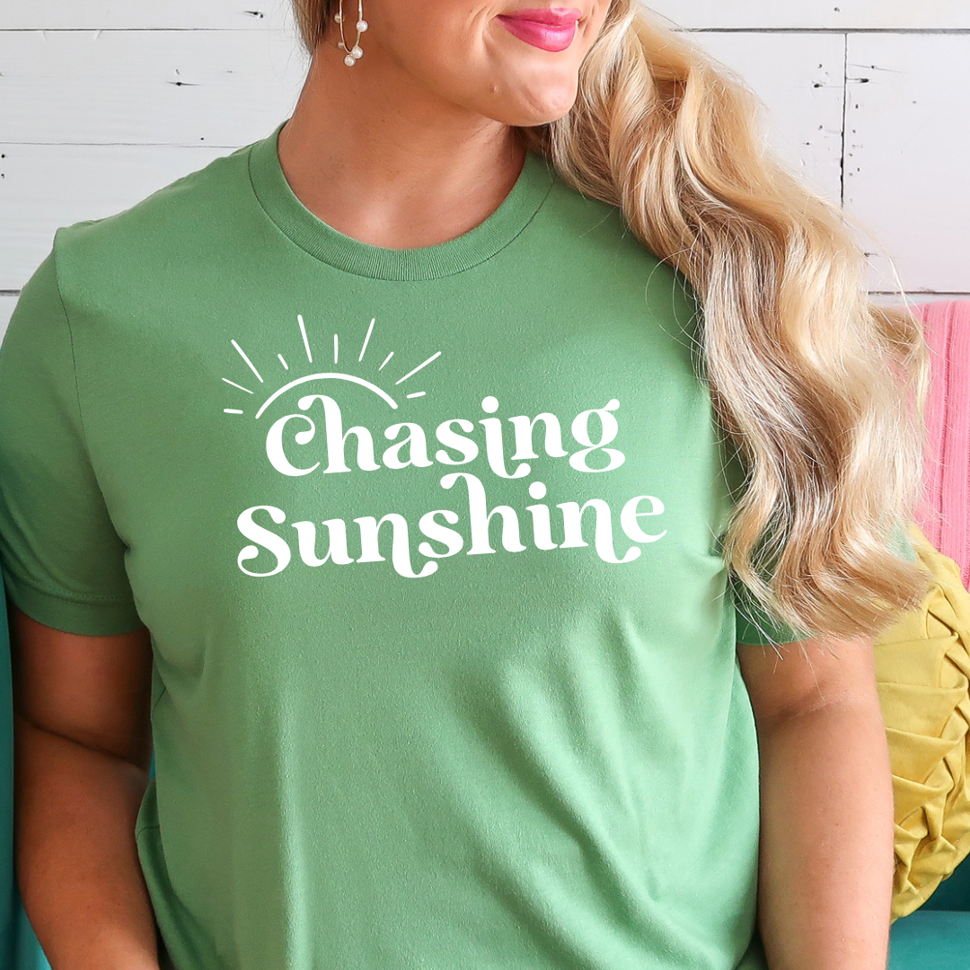 Chasing Sunshine - leaf T-shirt tee Shabby Lane