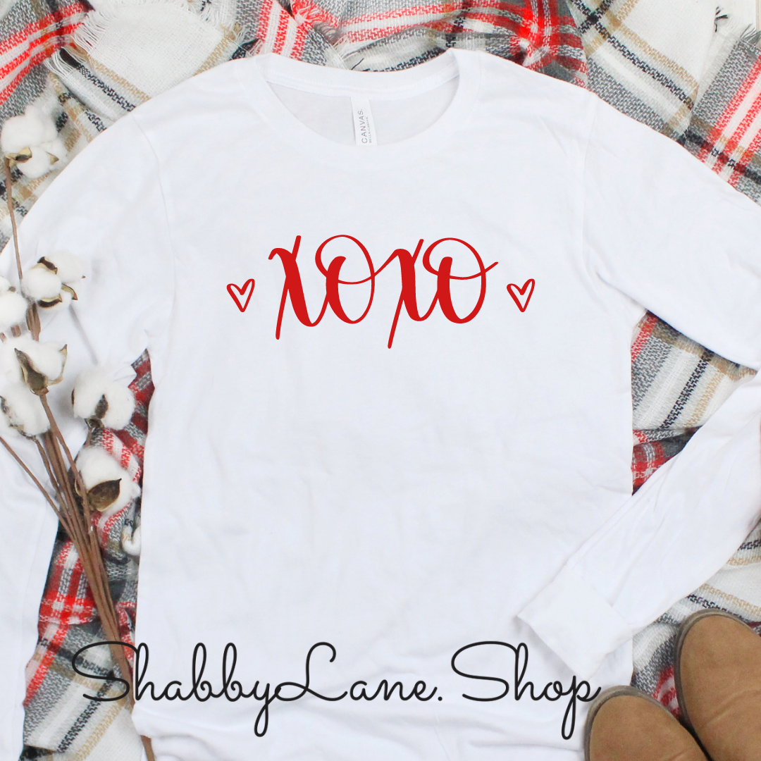 Hugs and Kisses - white t-shirt tee Shabby Lane