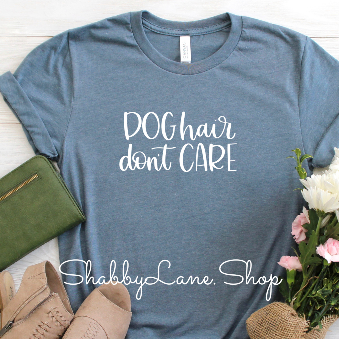 Dog hair don’t care - Slate tee Shabby Lane