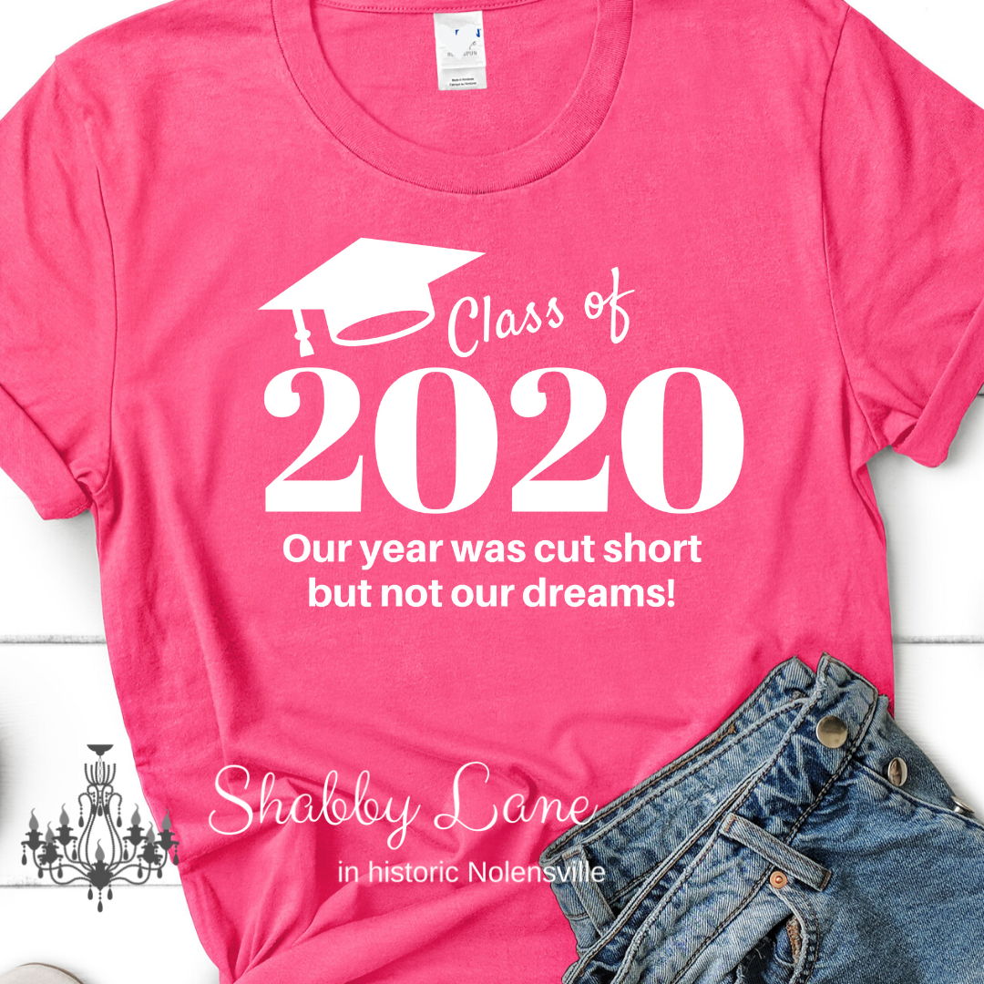 Class of 2020 tee Pink tee Shabby Lane