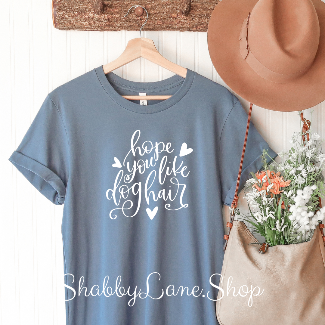 Hope you like Dog hair - t-shirt blue steel tee Shabby Lane