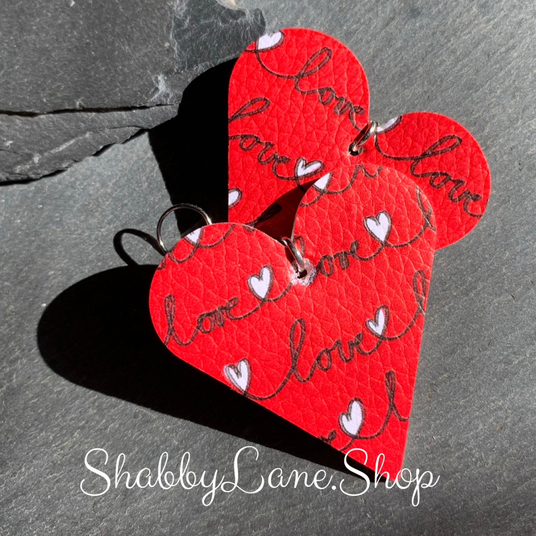 Fun love themed earrings style 2 Earring Shabby Lane