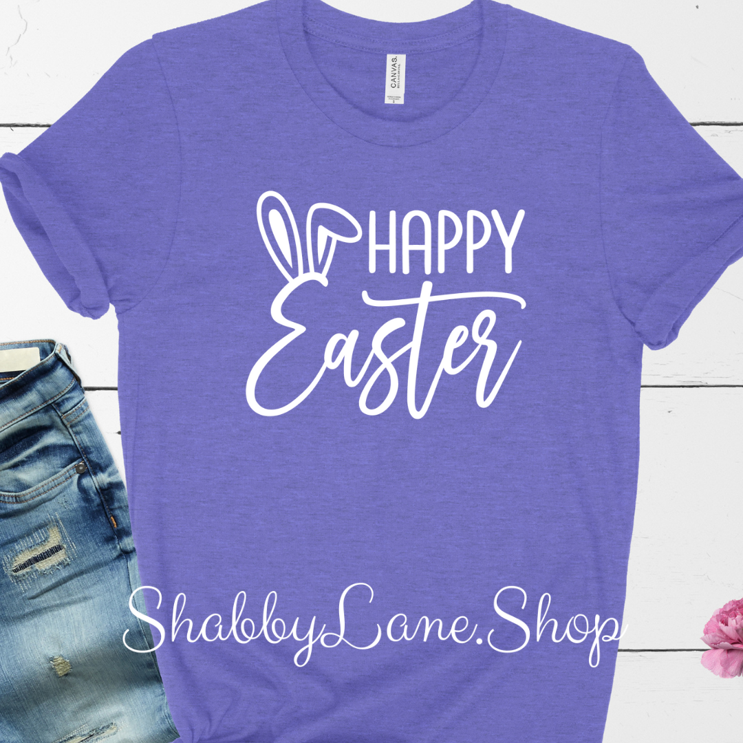 Happy Easter - Lavender t-shirt tee Shabby Lane