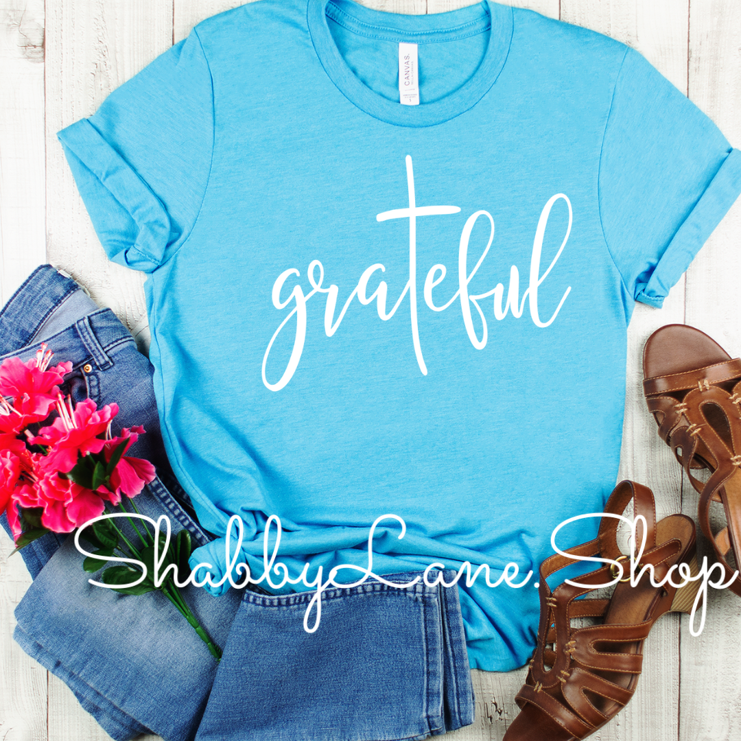 Grateful tee aqua tee Shabby Lane