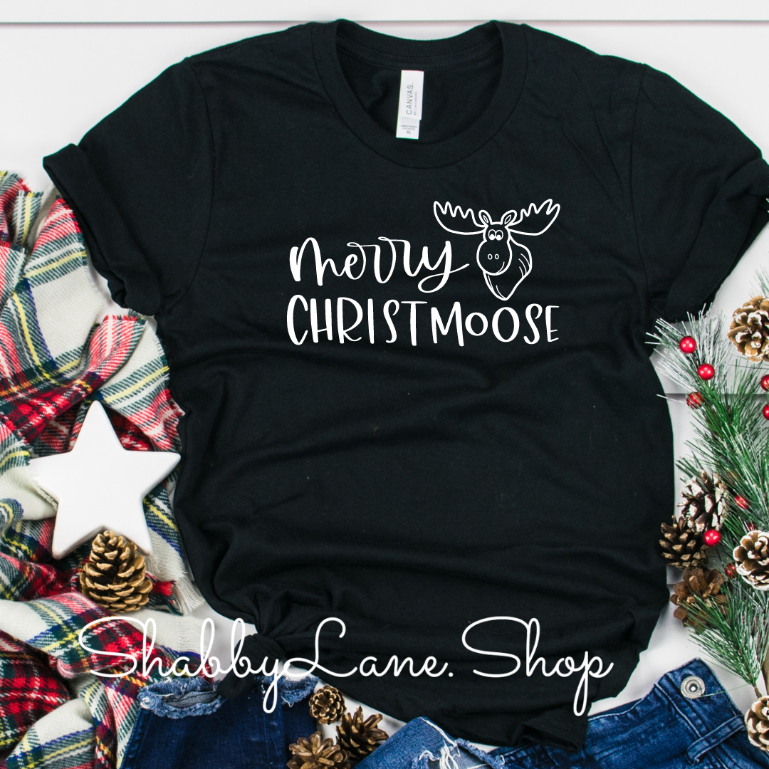 Merry Christmoose - Black tee Shabby Lane