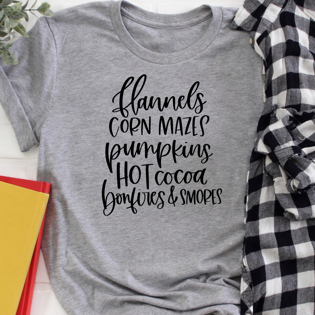 Flannels corn mazes - Gray tee Shabby Lane