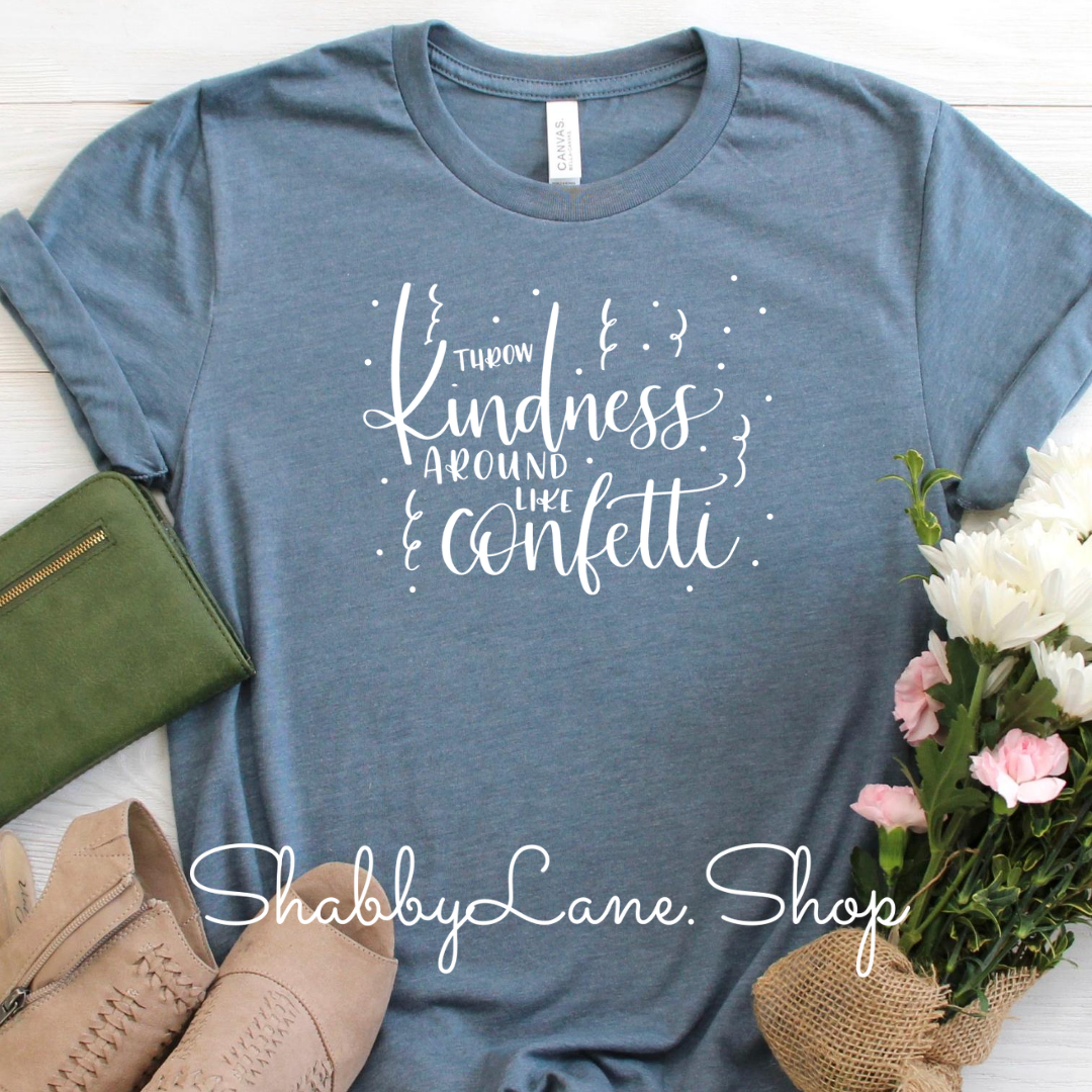 Throw kindness- Slate T-shirt tee Shabby Lane