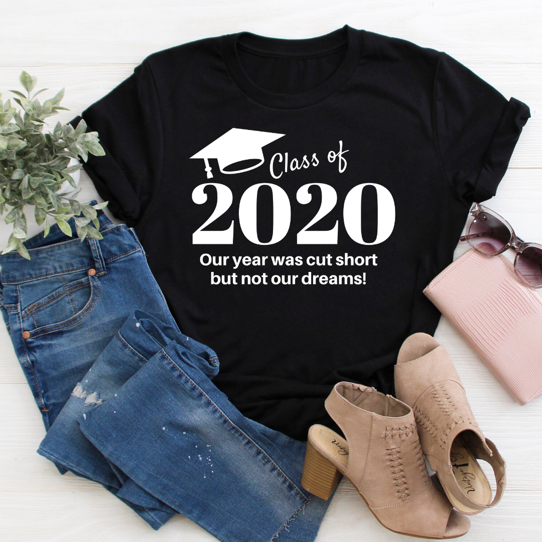 Class of 2020 tee Black tee Shabby Lane
