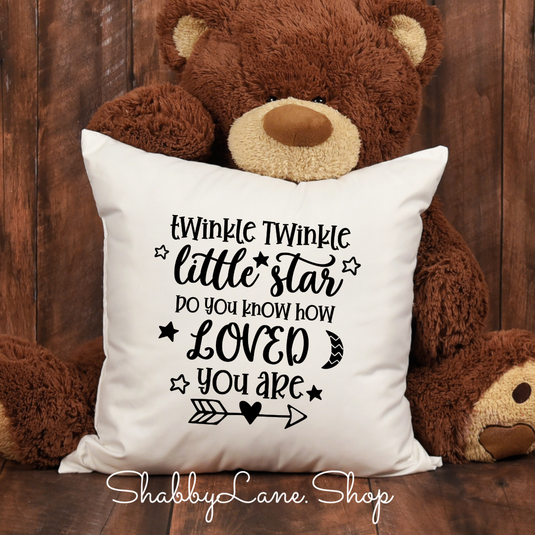 Twinkle twinkle - white pillow Shabby Lane