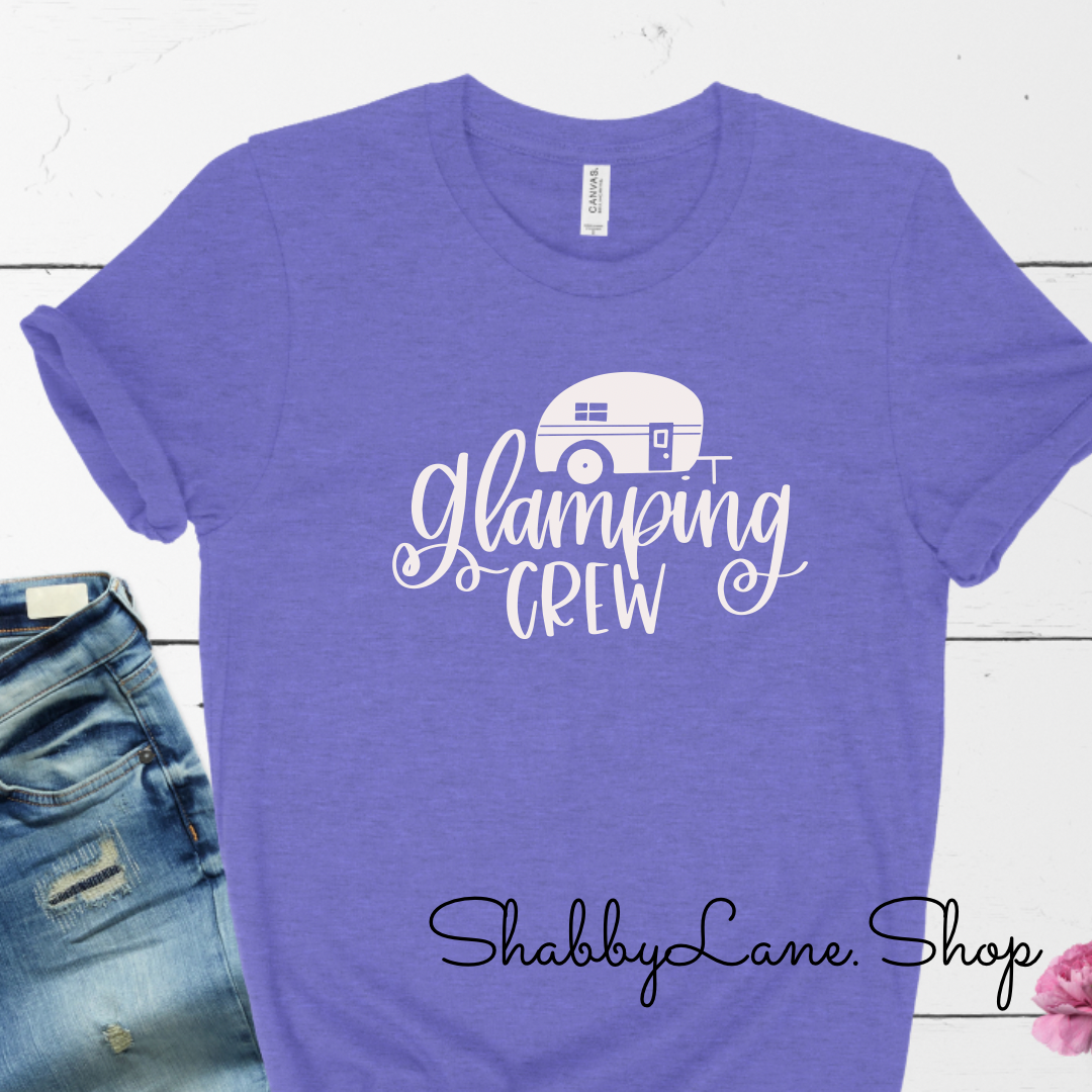 Glamping Crew - T-shirt lavender tee Shabby Lane