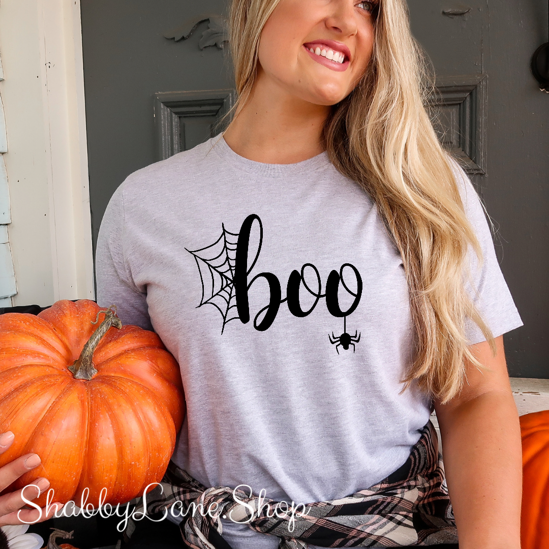 Boo - Unisex gray t-shirt Shabby Lane