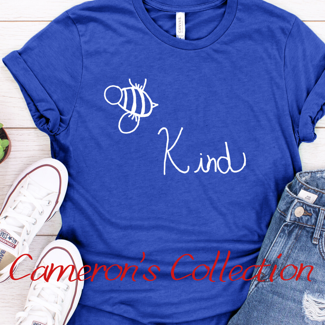 Bee Kind - Cameron Collection Royal Blue tee Shabby Lane