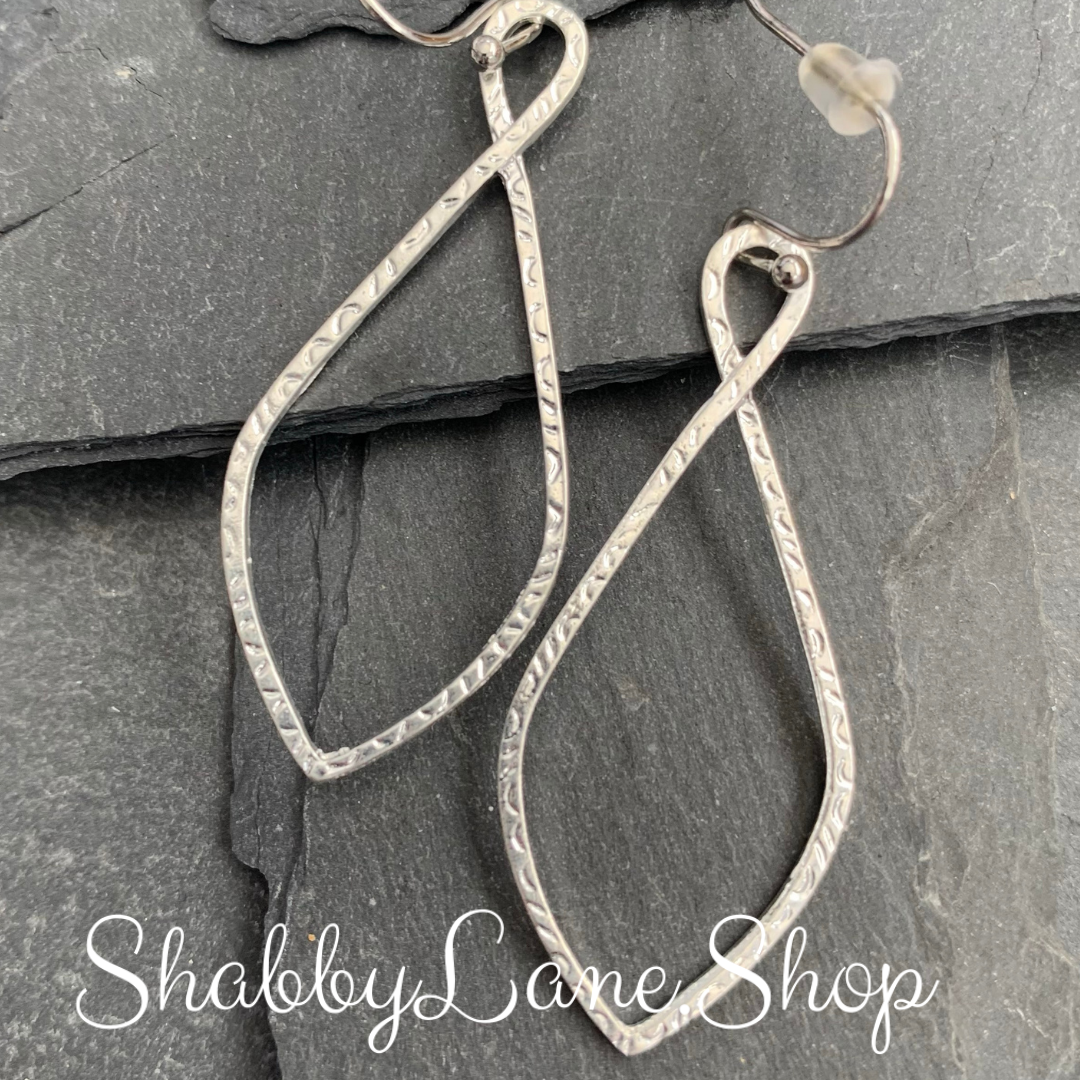 Beautiful silver designer earrings Shabby Lane