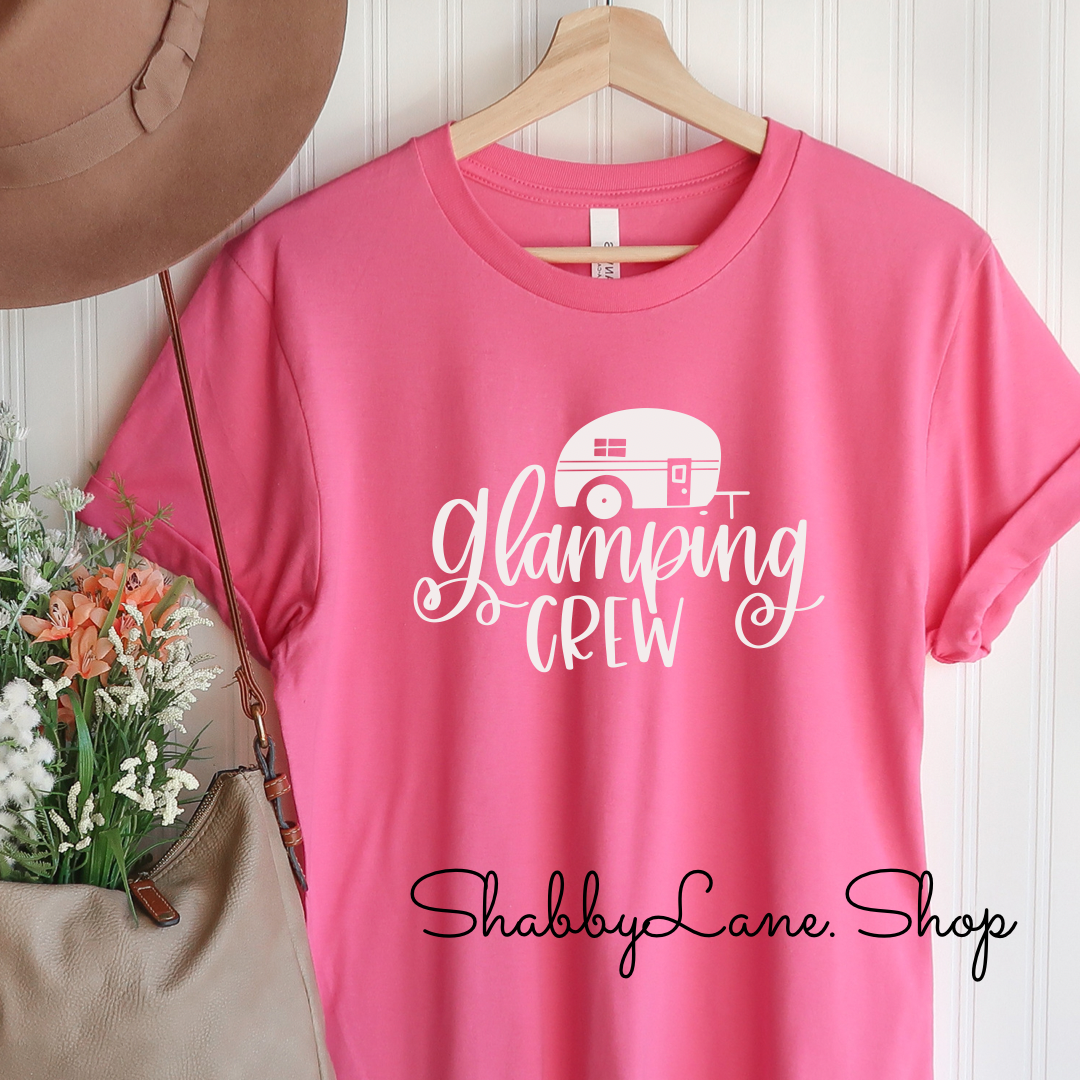 Glamping Crew - T-shirt pink tee Shabby Lane