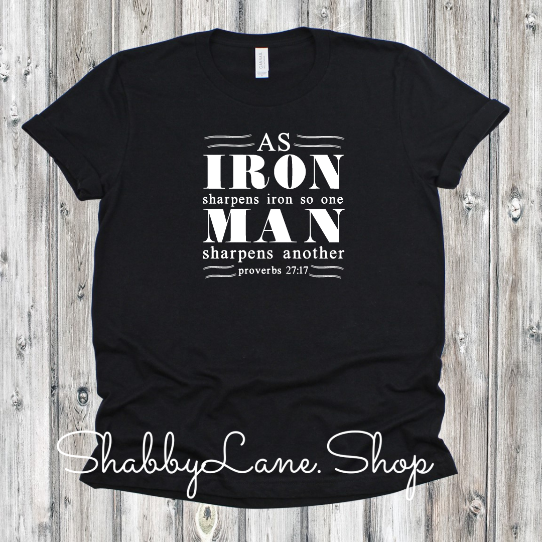 Iron Man Christian - Black tee Shabby Lane