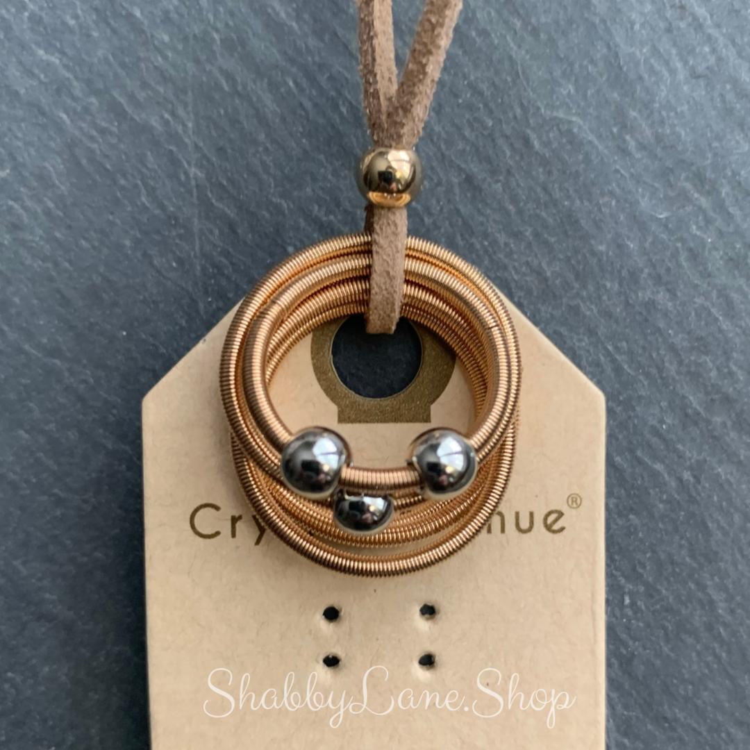 Stackable guitar string ring - gold Shabby Lane