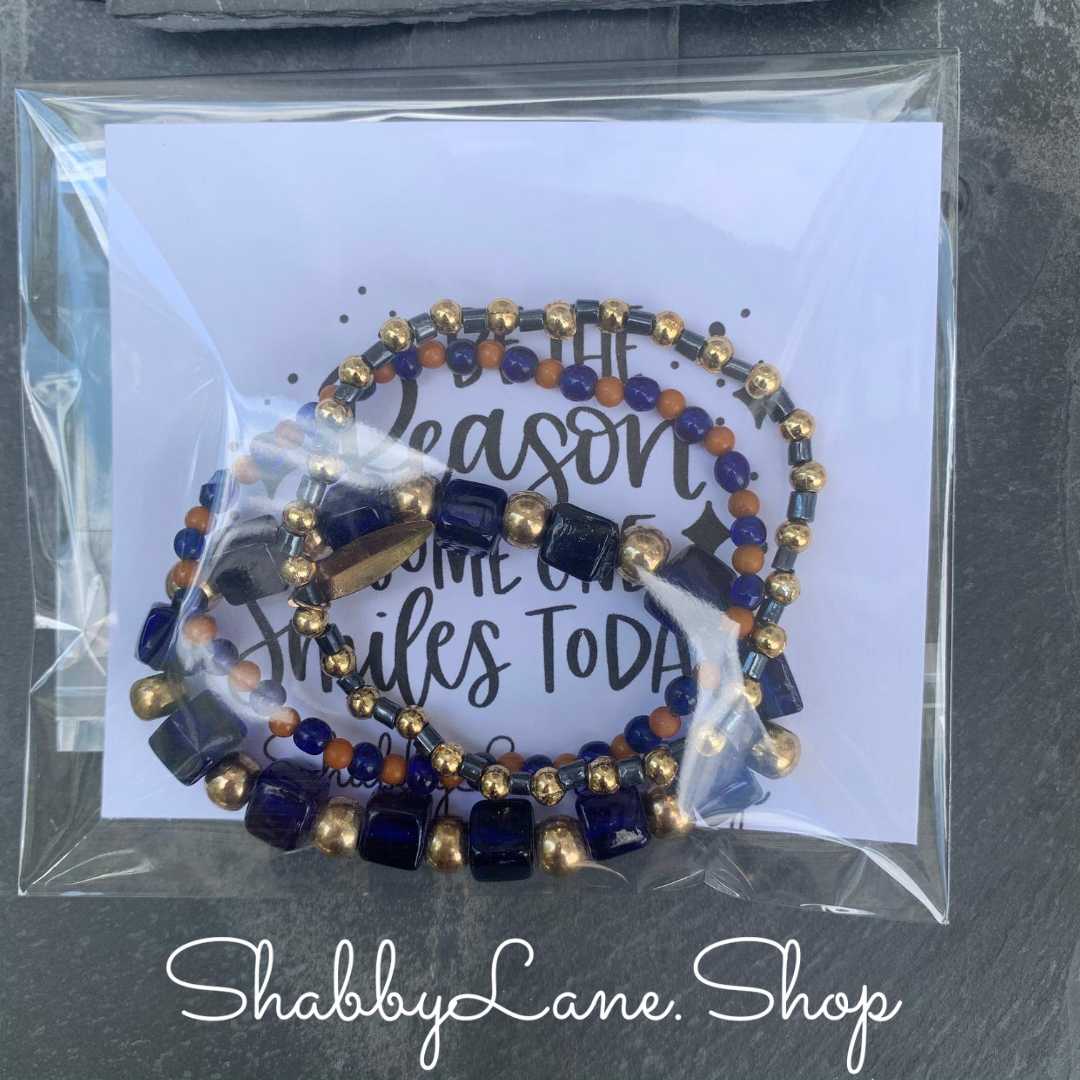 Beaded bracelet trio - 4 Shabby Lane