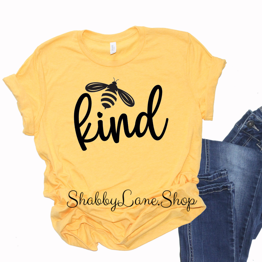 Bee Kind- yellow tee Shabby Lane