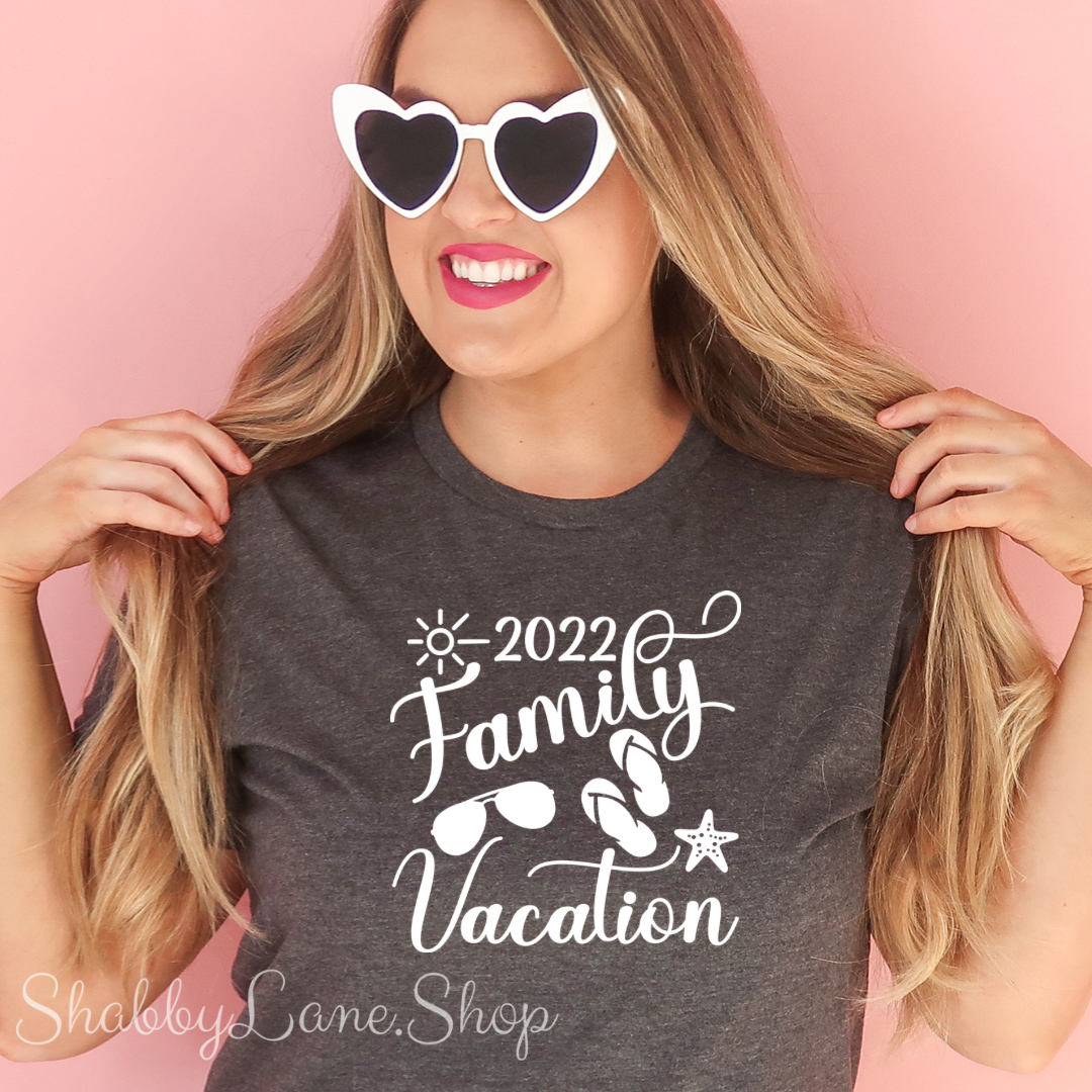 Family Vacation - DK Gray T-shirt tee Shabby Lane