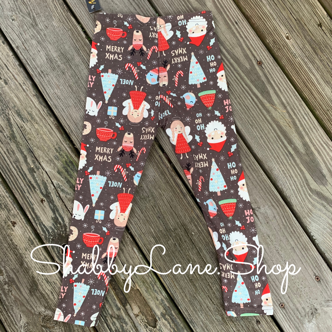 Children’s leggings - brown Shabby Lane