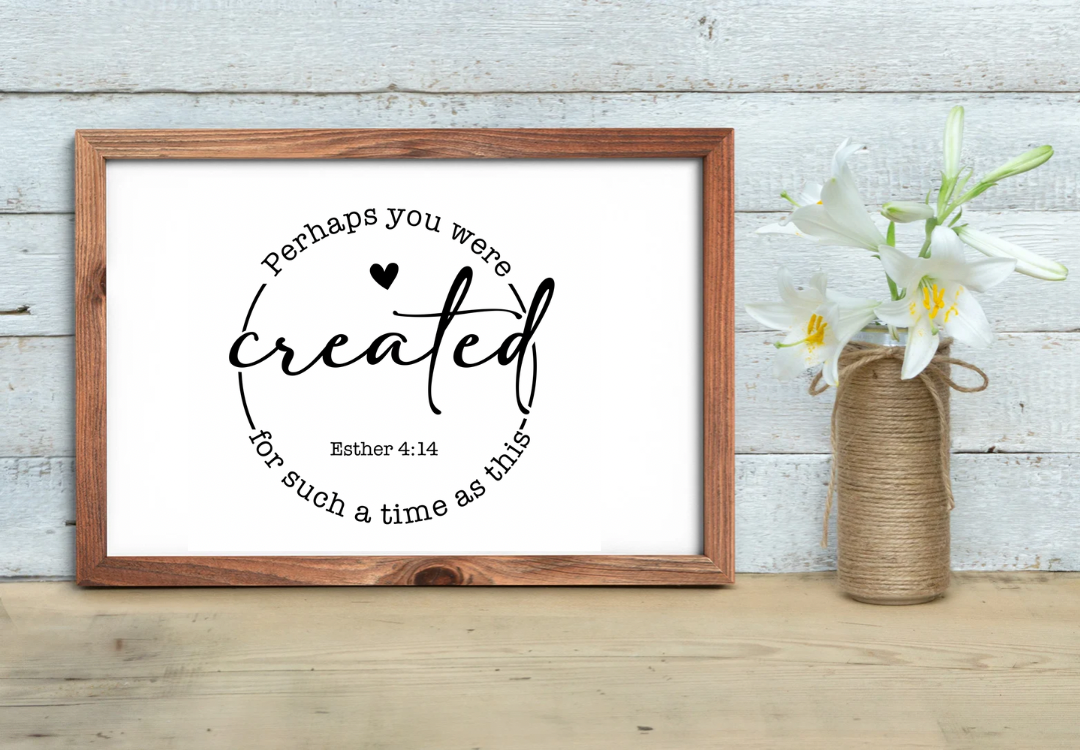 Perhaps you were created - 8x10 print Shabby Lane