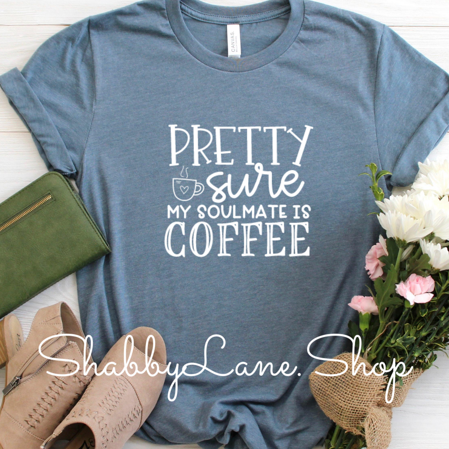 Coffee soulmate- slate tee Shabby Lane