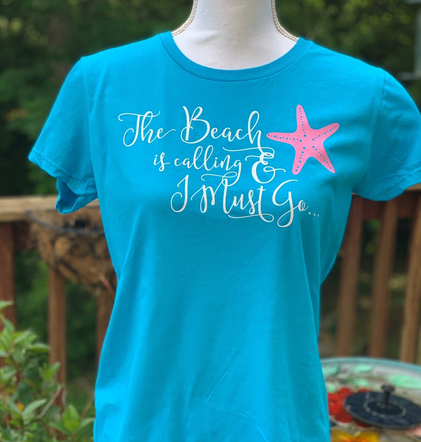 The Beach is Calling and I Must go tee tee Shabby Lane
