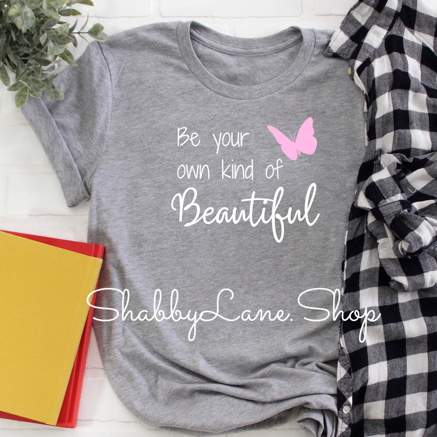 Own Kind of Beautiful - Heather gray tee tee Shabby Lane