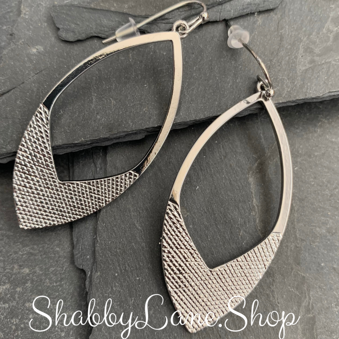 Beautiful silver designer earrings - style 2 Shabby Lane