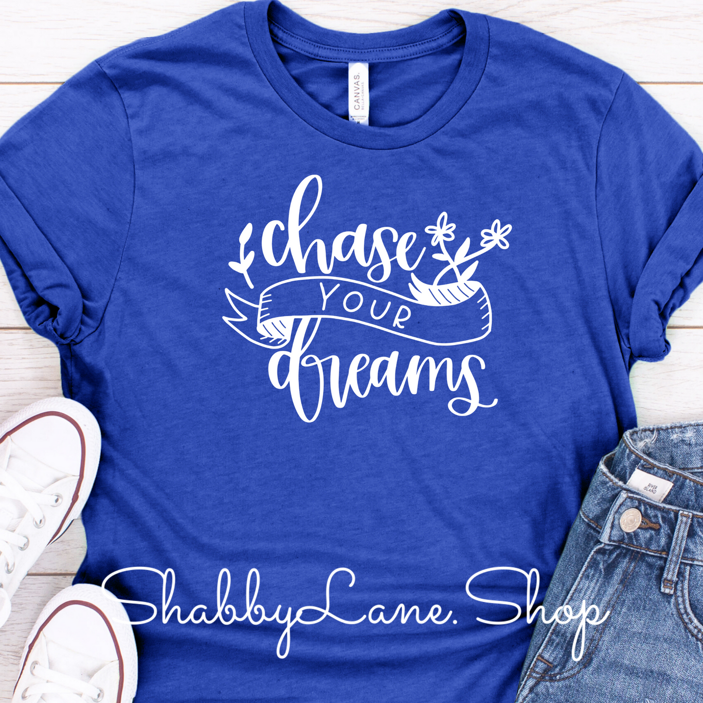 Chase your Dreams - Royal tee Shabby Lane
