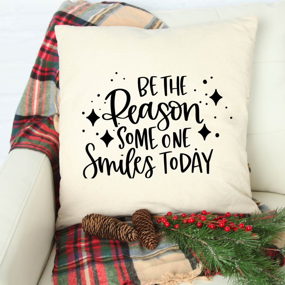 Be the Reason - white pillow Shabby Lane