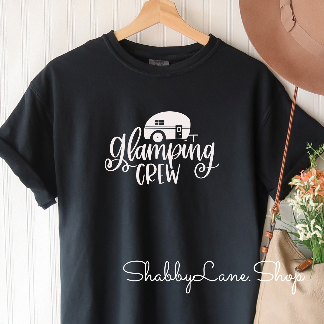 Glamping Crew - T-shirt black tee Shabby Lane