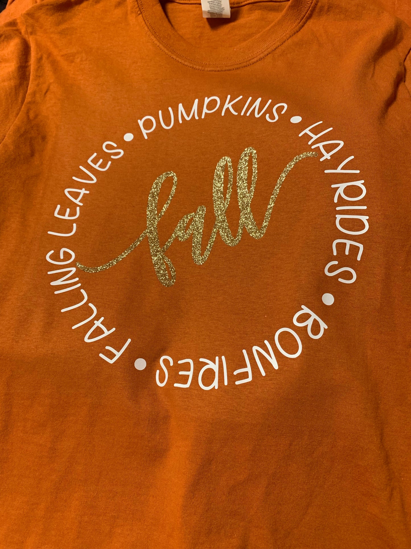 Fall pumpkin hayrides and bonfires tee Shabby Lane