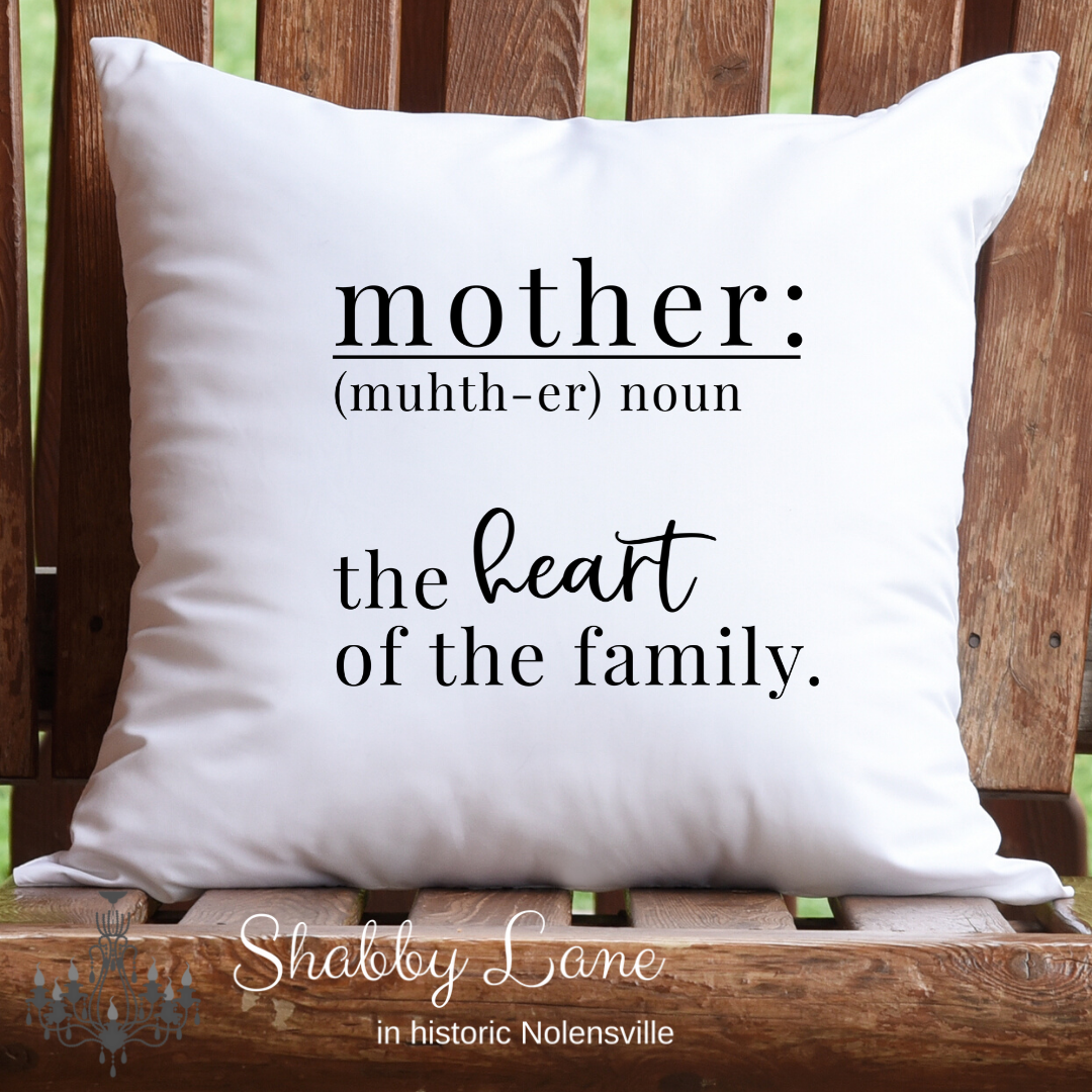 Mother’s Day pillow white Shabby Lane