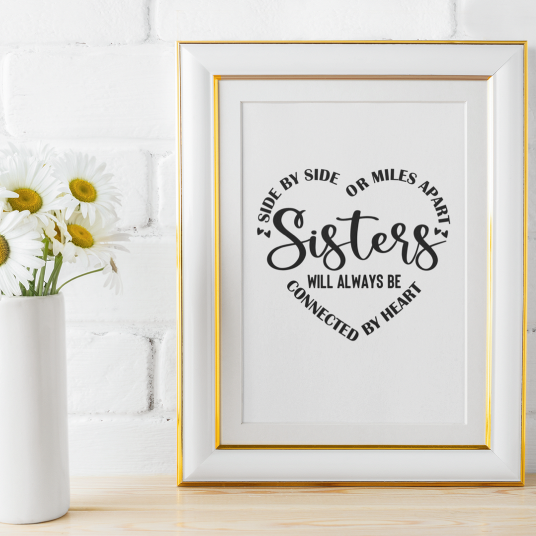 Sisters side by side - 8x10 print Shabby Lane