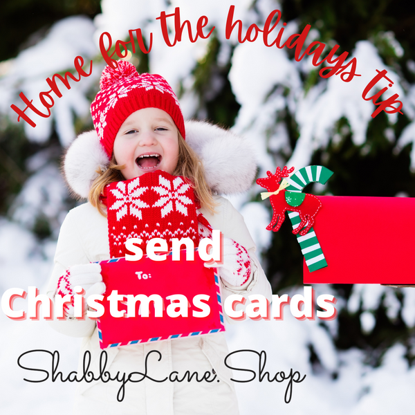 Home for the holidays - send Christmas cards