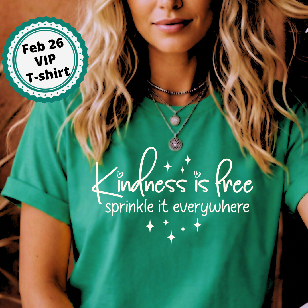 T-Shirt of the Month Club subscription - AND FREE GIFT Shabby Lane