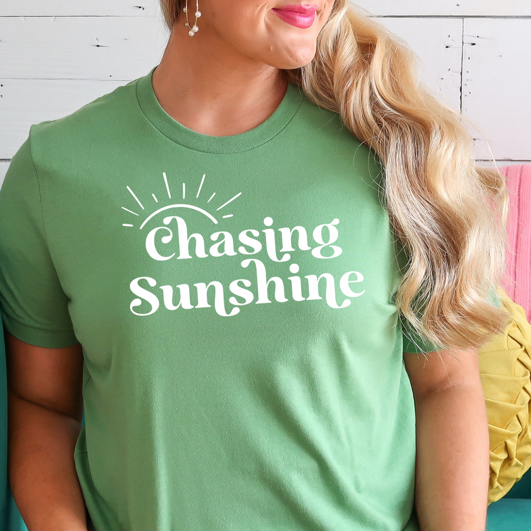 Chasing Sunshine - leaf T-shirt tee Shabby Lane   