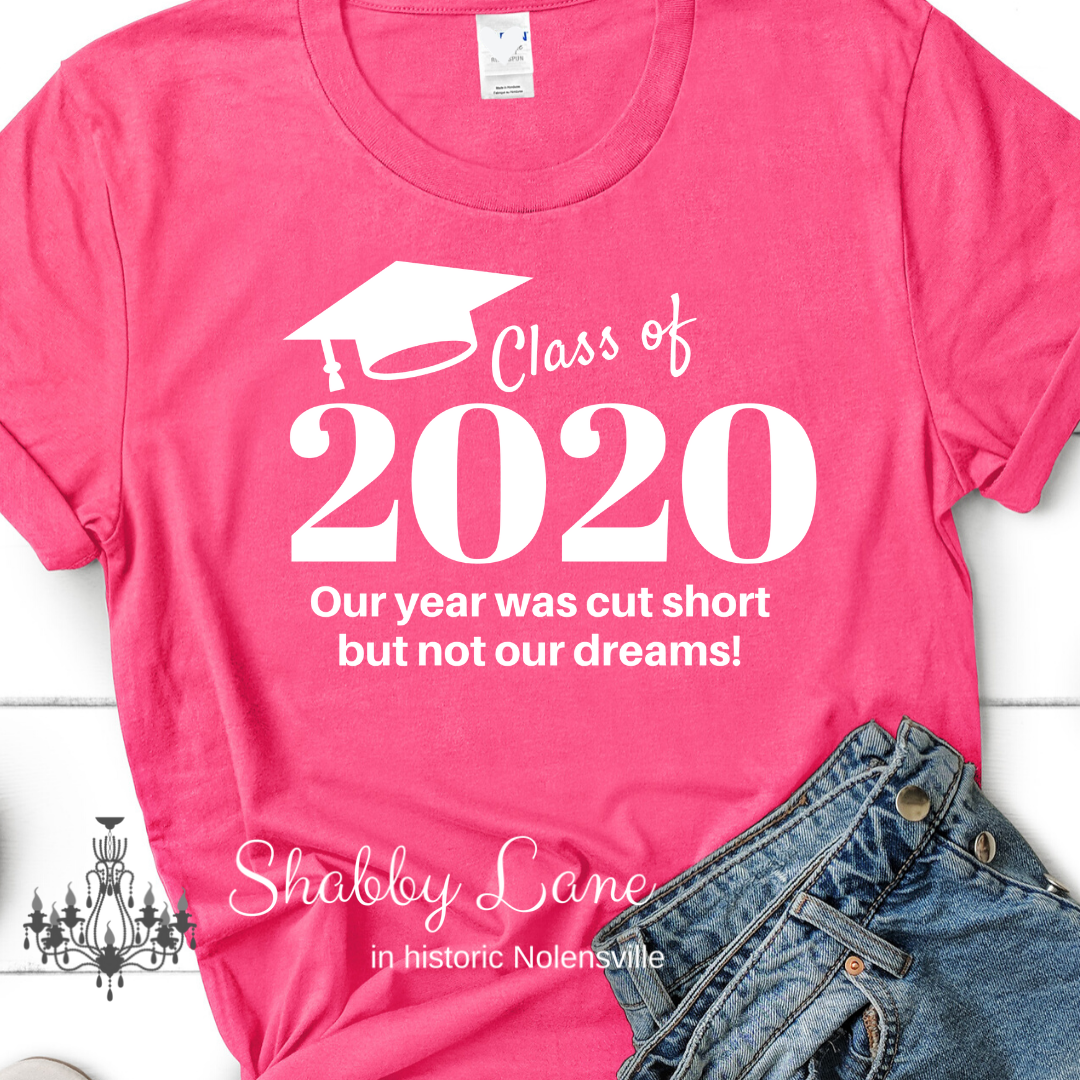 Class of 2020 tee Pink tee Shabby Lane   