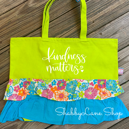 Fun beach tote - Kindness Matters Tote Shabby Lane   