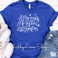 Load image into Gallery viewer, Starry nights  - Royal Blue tee Shabby Lane   