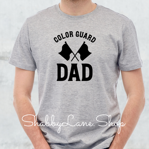 Color Guard Dad - Gray tee Shabby Lane   