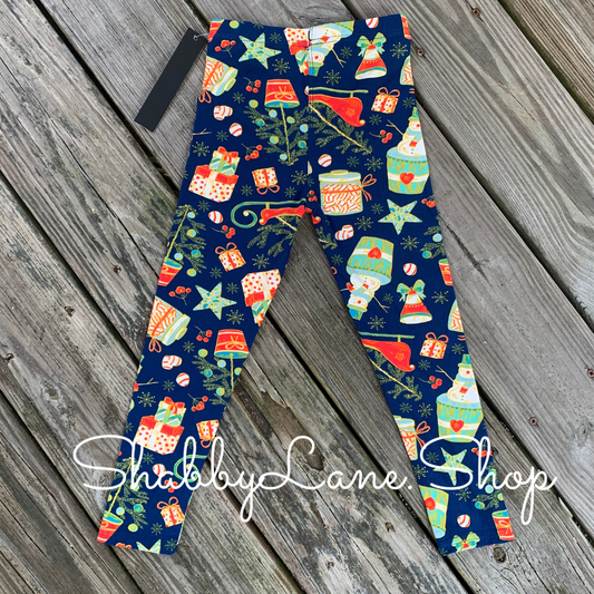 Children’s leggings - blue 1  Shabby Lane   