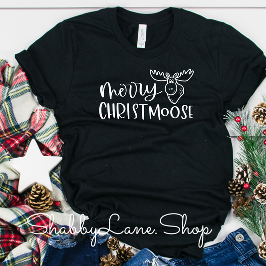 Merry Christmoose - Black tee Shabby Lane   