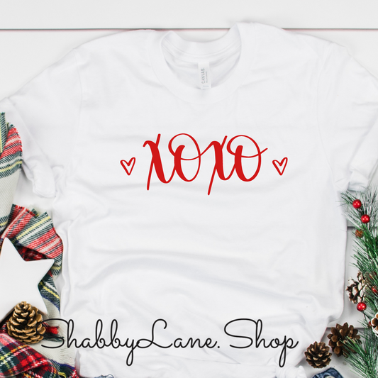 Hugs and Kisses - white t-shirt tee Shabby Lane   