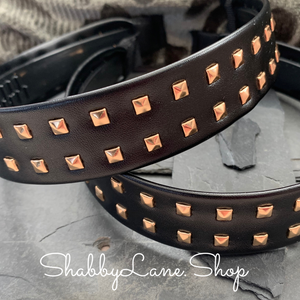 Beautiful black faux leather headband  Shabby Lane   