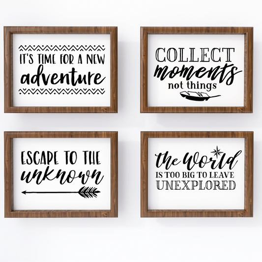 Adventure lover print bundle - 4 - 8x10 prints  Shabby Lane   