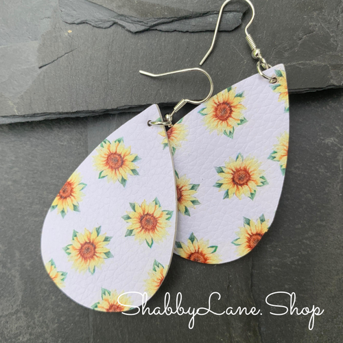 Sunflower earrings 6 Earring Shabby Lane   