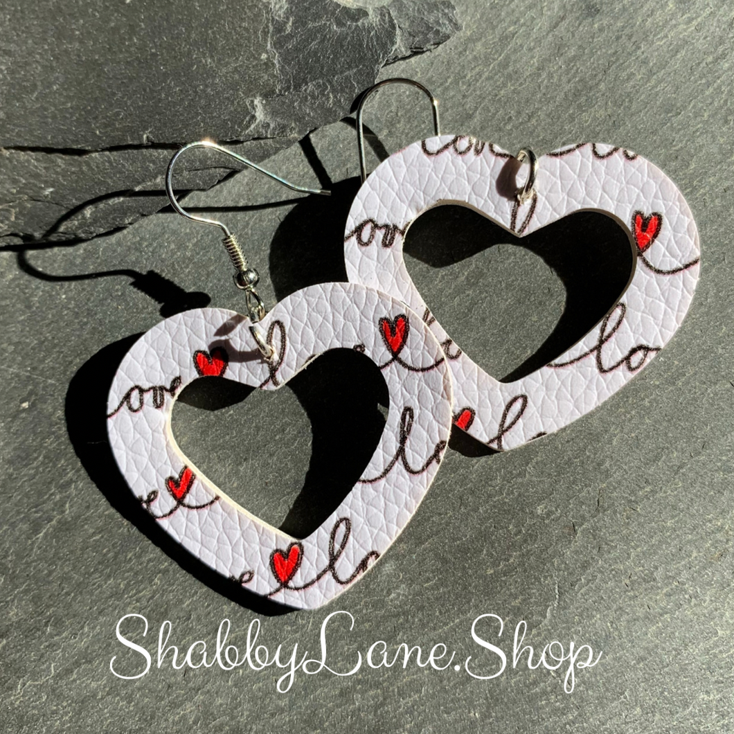 Fun love themed earrings style 7 Earring Shabby Lane   